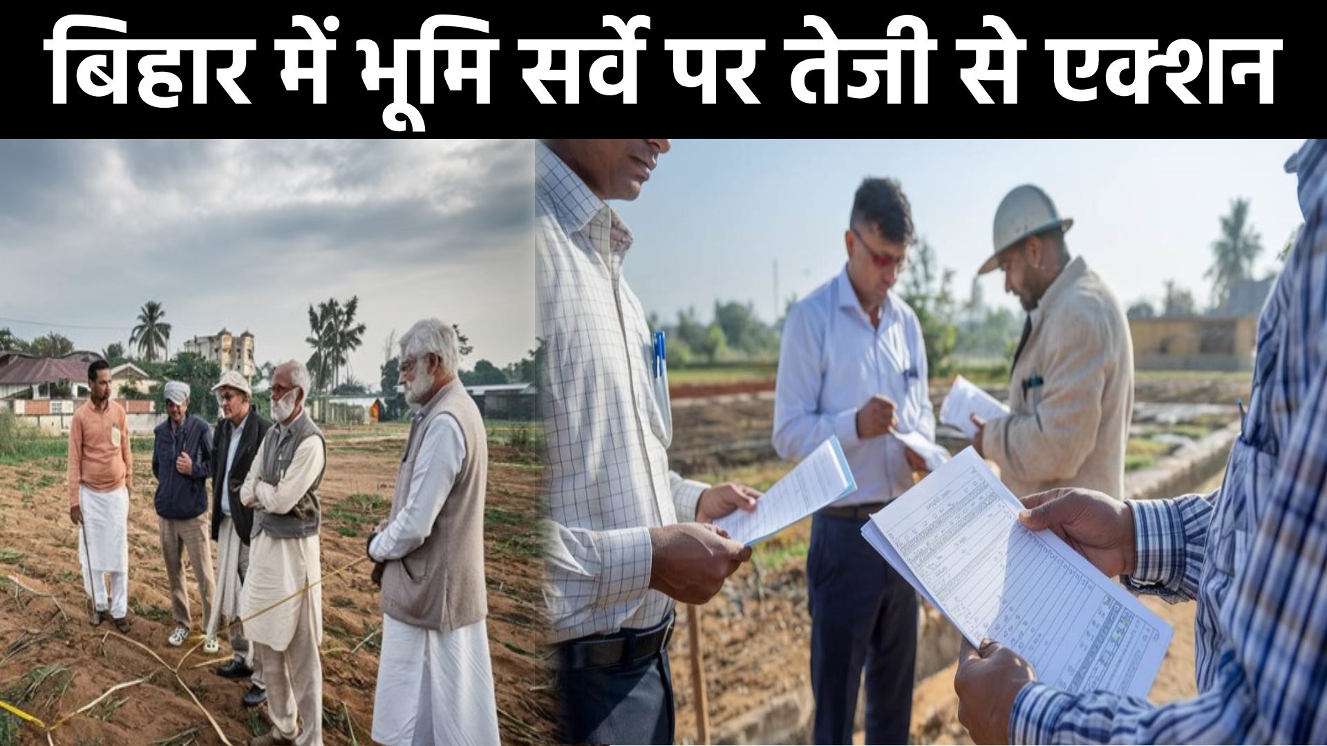 बिहार में भूमि सर्वे पर तेजी से एक्शन