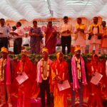 गाजीपुर: सामूहिक विवाह कार्यक्रम में एक दुजे के हुए 225 जोड़े
